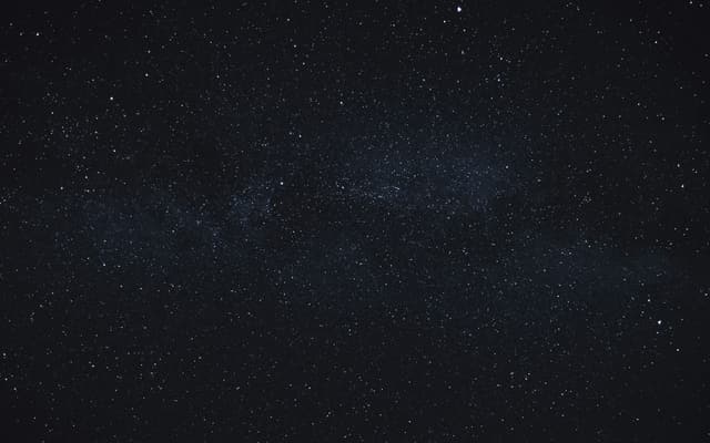 A dark starfield, suggesting distance and scale