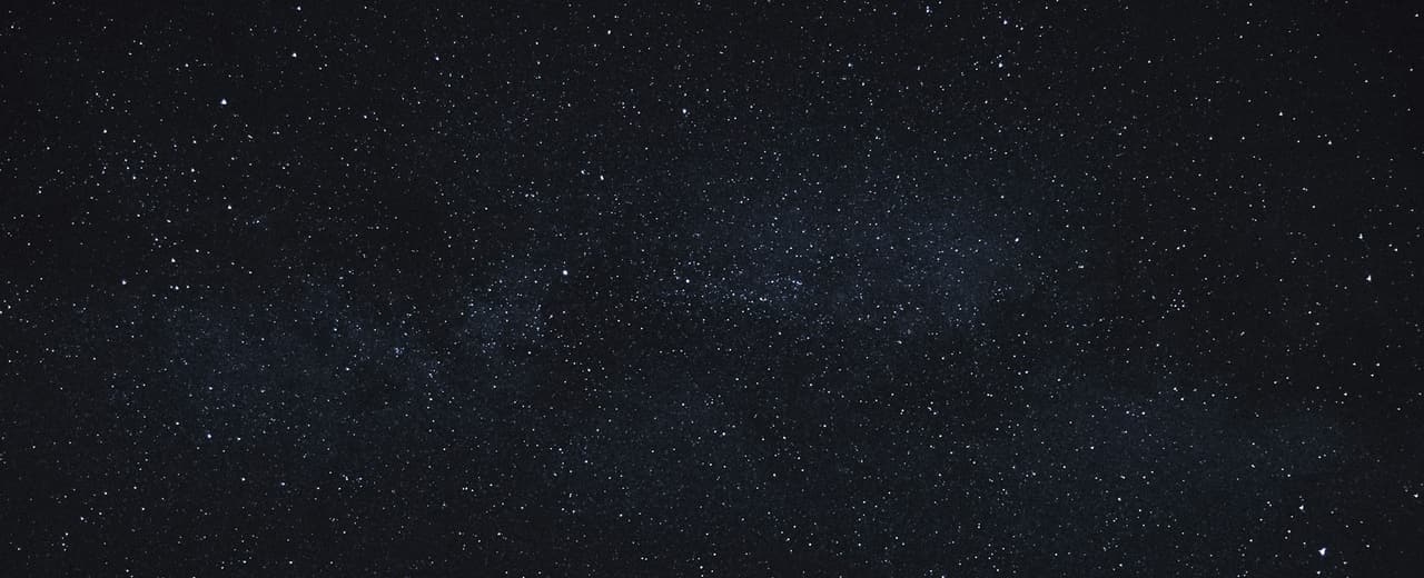 A dark starfield, suggesting distance and scale